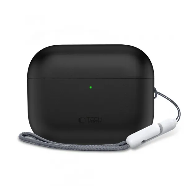 Tech-Protect Silikónové puzdro, Apple AirPods Pro 3, čierne