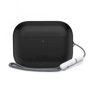Tech-Protect Silikónové puzdro, Apple AirPods Pro 3, čierne