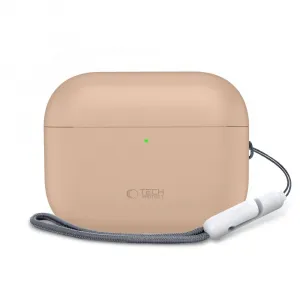 Tech-Protect Silikónové puzdro, Apple AirPods Pro 3, béžové