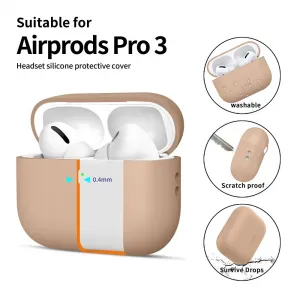 Tech-Protect Silikónové puzdro, Apple AirPods Pro 3, béžové