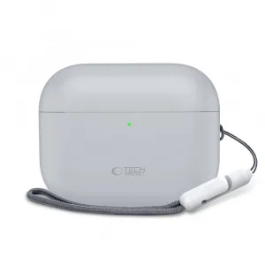 Tech-Protect Silikónové puzdro, Apple AirPods Pro 3, šedé