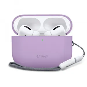 Tech-Protect Silikónové puzdro, Apple AirPods Pro 3, fialové