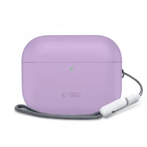 Tech-Protect Silikónové puzdro, Apple AirPods Pro 3, fialové