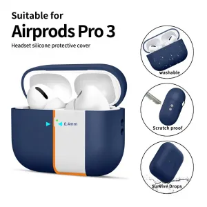 Tech-Protect Silikónové puzdro, Apple AirPods Pro 3, modré