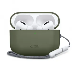 Tech-Protect Silikónové puzdro, Apple AirPods Pro 3, zelené