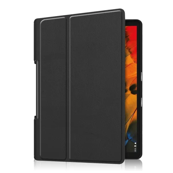 LEATHER Zaklápací obal Lenovo Yoga Smart Tab 10 čierny