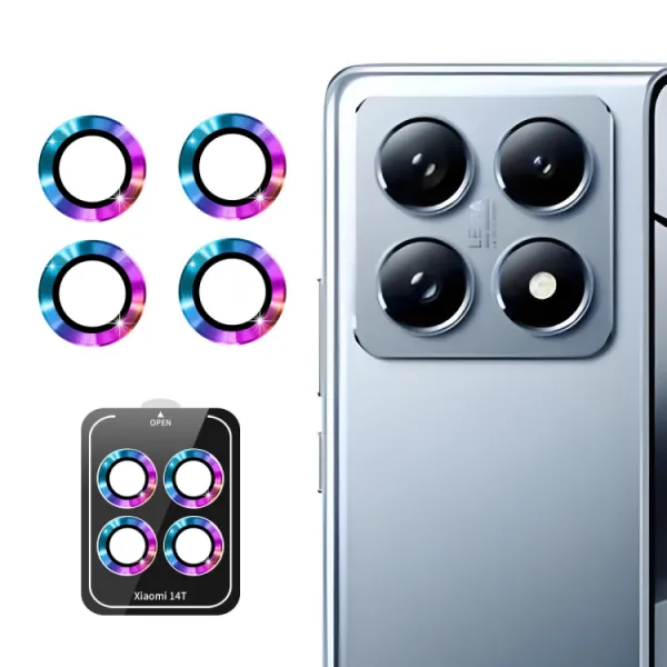 ENKAY ALU Sklo pre fotoaparát Xiaomi 14T COLORFUL