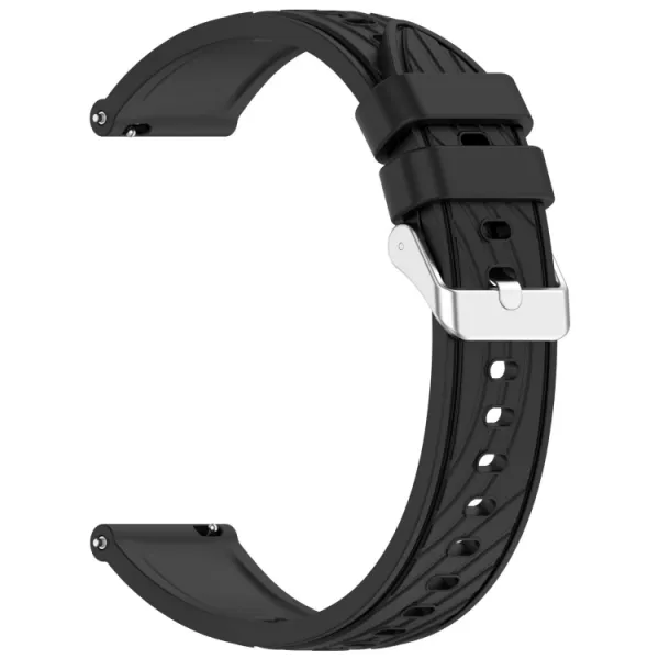 PRINTY Silikónový remienok pre Garmin Forerunner 165 čierny