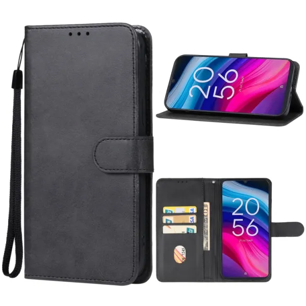 SMOOTH Peňaženkové puzdro pre TCL 505 čierne