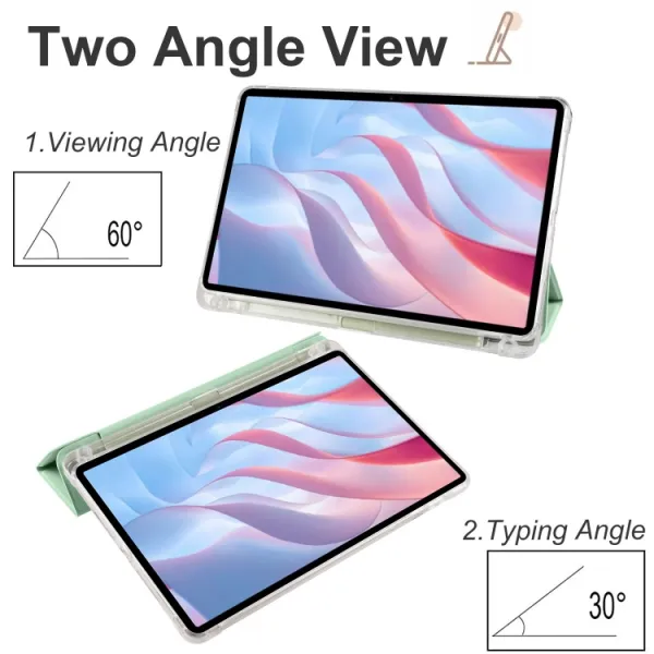 CRYSTAL Zaklápacie puzdro Xiaomi Redmi Pad Pro / Pad Pro 5G zelené