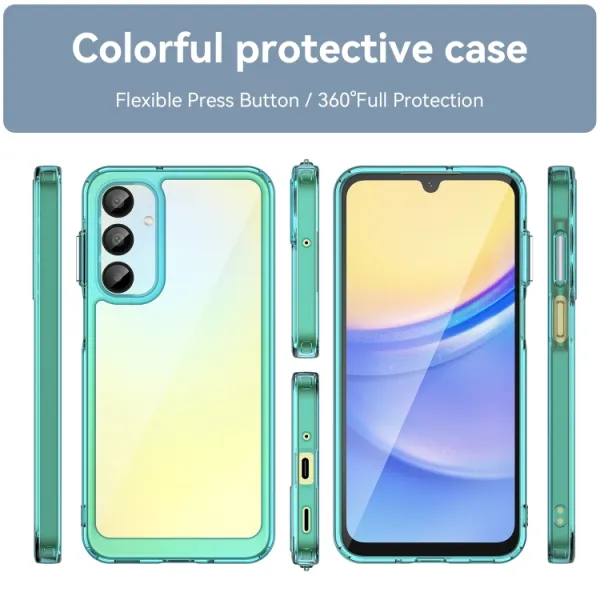 CRYSTAL Ochranný kryt pre Samsung Galaxy A16 / A16 5G tyrkysový