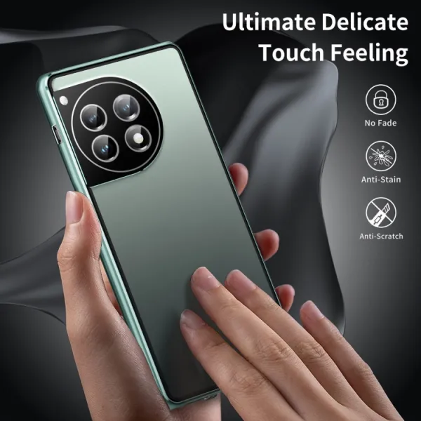 Magnetický kryt 360 pre OnePlus 12 zelený