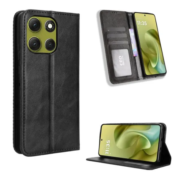BUSINESS Peňaženkový kryt pre Motorola Moto G86 Power 5G čierny