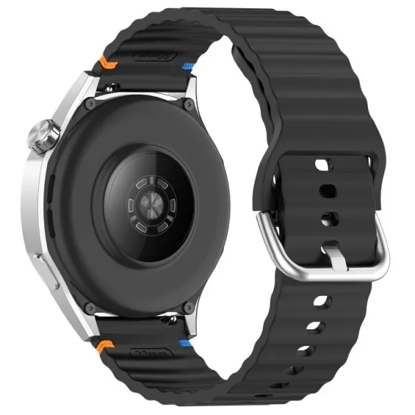 WAVY Silikónový remienok pre Xiaomi Watch S4 čierny