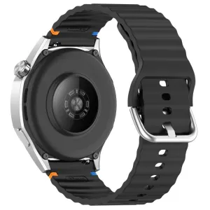 WAVY Silikónový remienok pre Xiaomi Watch S4 čierny