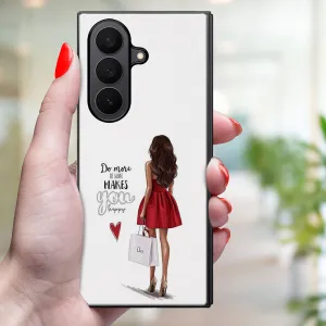 MY ART Ochranný kryt pre Samsung Galaxy Z Fold7 5G RED DRESS (137)
