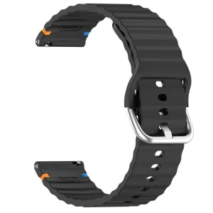 WAVY Silikónový remienok pre Xiaomi Watch S4 čierny