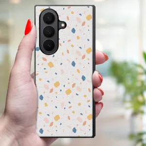 MY ART Ochranný kryt pre Samsung Galaxy Z Fold7 5G ORANGE TERRAZZO (165)