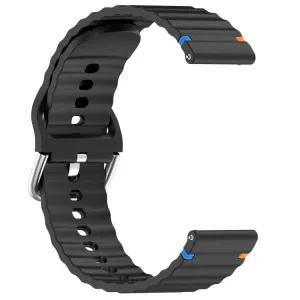 WAVY Silikónový remienok pre Xiaomi Watch S4 čierny