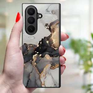 MY ART Ochranný kryt pre Samsung Galaxy Z Fold7 5G GREY MARBLE (140)