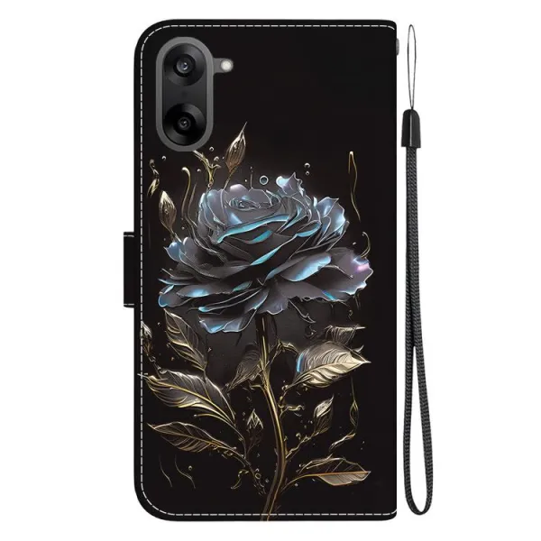 ART Peňaženkový obal pre OnePlus Nord CE 5 5G BLACK ROSE