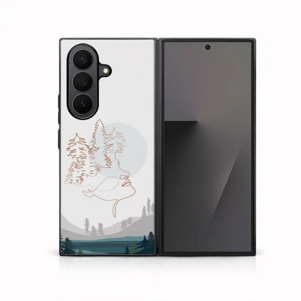 MY ART Ochranný kryt pre Samsung Galaxy Z Fold7 5G LAKE (192)