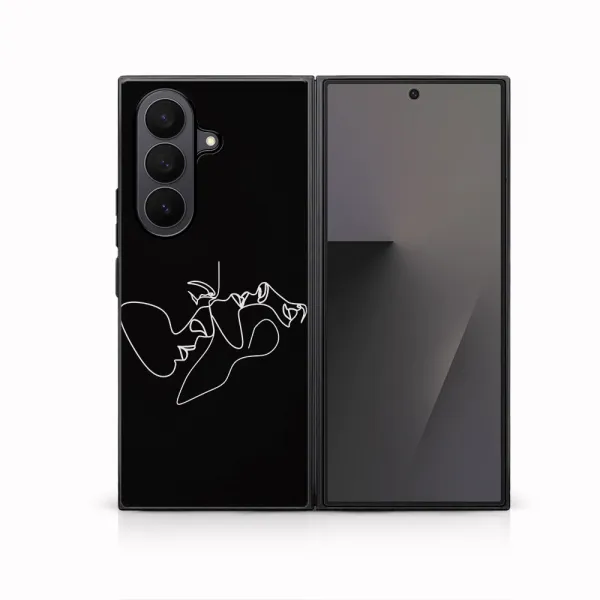 MY ART Ochranný kryt pre Samsung Galaxy Z Fold7 5G FACES (196)