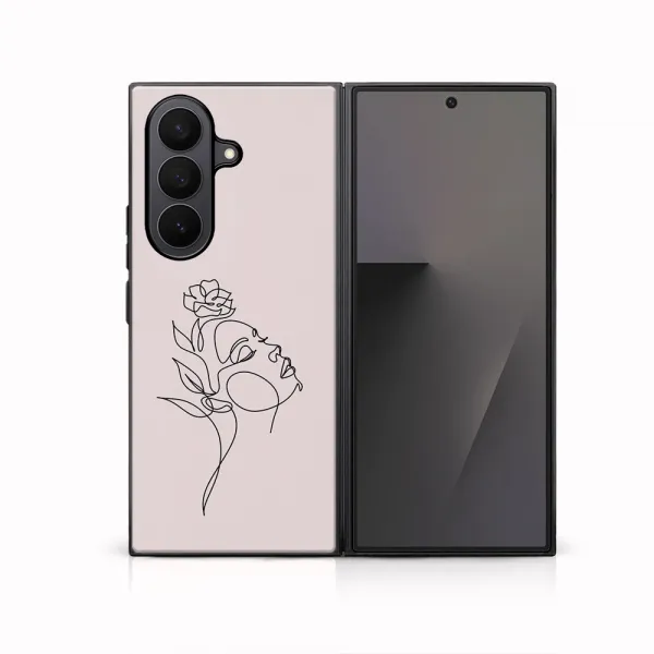 MY ART Ochranný kryt pre Samsung Galaxy Z Fold7 5G ROSE GIRL (198)