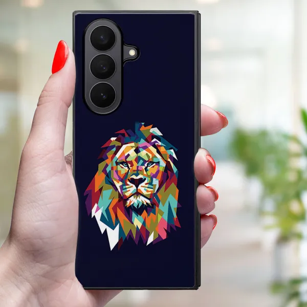 MY ART Ochranný kryt pre Samsung Galaxy Z Fold7 5G LION (246)