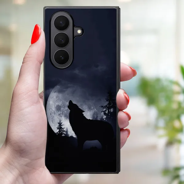 MY ART Ochranný kryt pre Samsung Galaxy Z Fold7 5G WOLF (247)