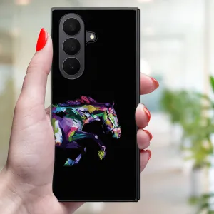 MY ART Ochranný kryt pre Samsung Galaxy Z Fold7 5G HORSE (249)