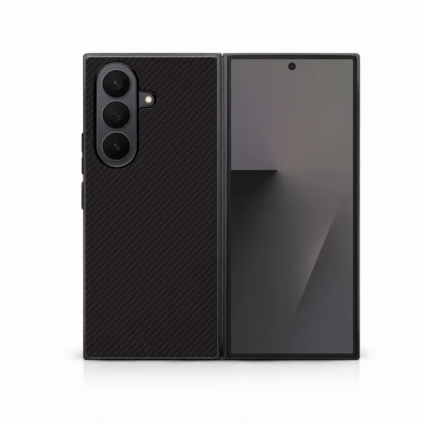 MY ART Ochranný kryt pre Samsung Galaxy Z Fold7 5G CARBON (231)
