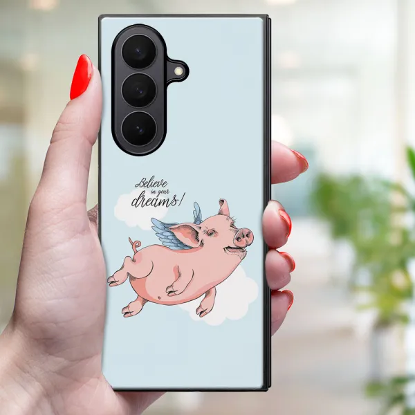 MY ART Ochranný kryt pre Samsung Galaxy Z Fold7 5G PIG (186)