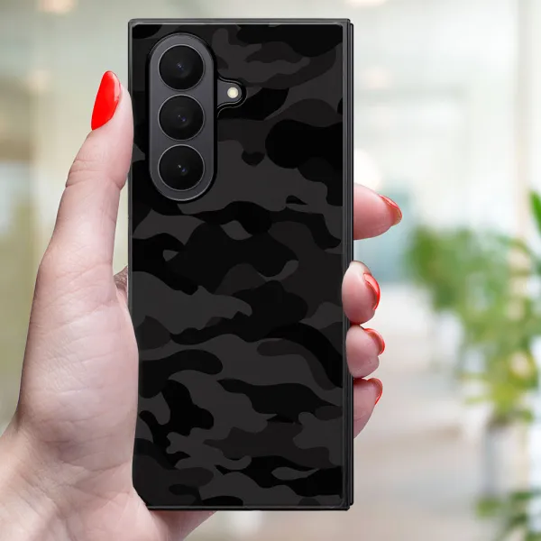 MY ART Ochranný kryt pre Samsung Galaxy Z Fold7 5G BLACK CAMO (234)