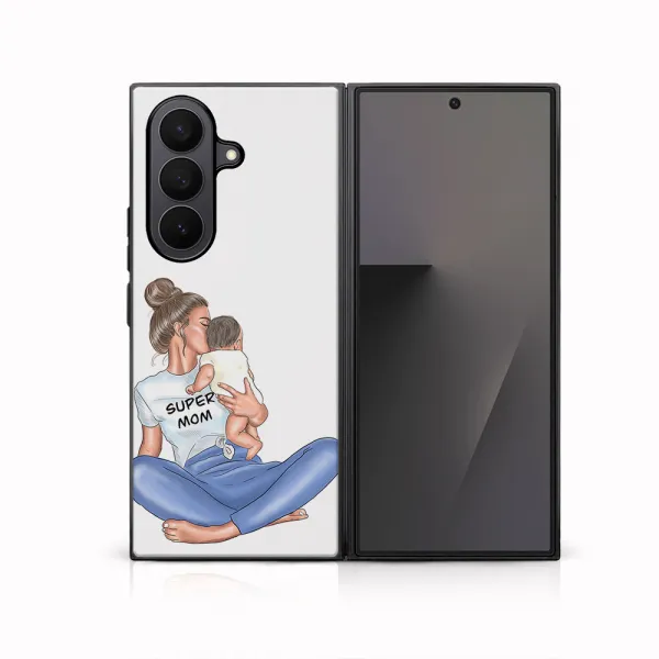 MY ART Ochranný kryt pre Samsung Galaxy Z Fold7 5G SUPERMOM (112)