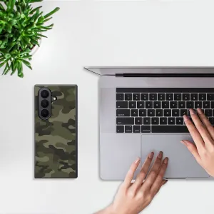 MY ART Ochranný kryt pre Samsung Galaxy Z Fold7 5G GREEN CAMO (235)