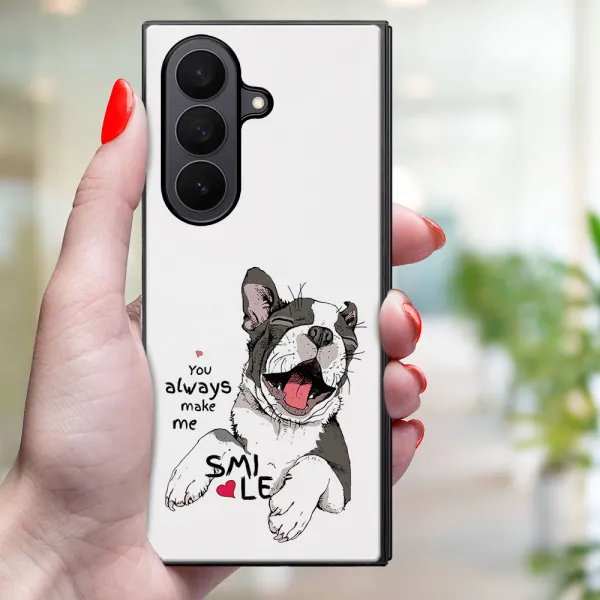 MY ART Ochranný kryt pre Samsung Galaxy Z Fold7 5G SMILE (189)