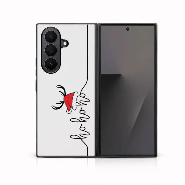 MY ART Kryt s vianočným dizajnom Samsung Galaxy Z Fold7 5G HOHOHO (073)