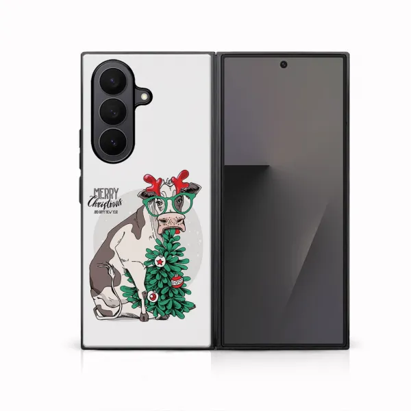 MY ART Kryt s vianočným dizajnom Samsung Galaxy Z Fold7 5G MERRY CHRISTMAS (074)
