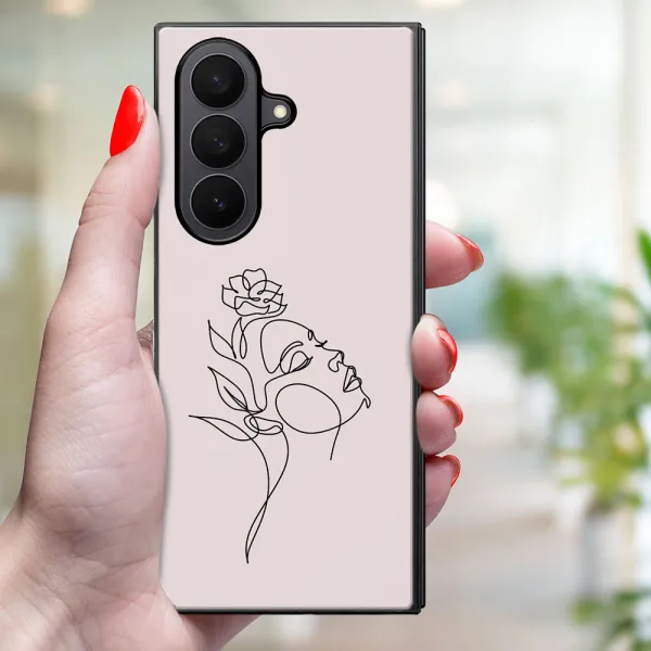 MY ART Ochranný kryt pre Samsung Galaxy Z Fold7 5G ROSE GIRL (198)