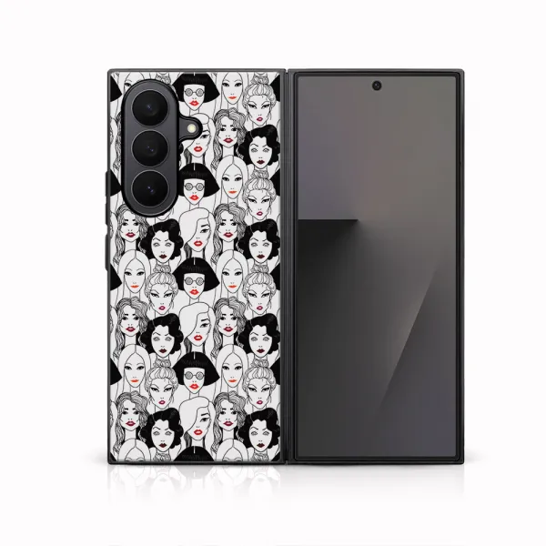 MY ART Ochranný kryt pre Samsung Galaxy Z Fold7 5G LIPSTICK (174)
