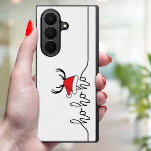 MY ART Kryt s vianočným dizajnom Samsung Galaxy Z Fold7 5G HOHOHO (073)