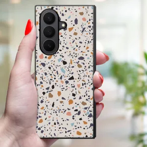 MY ART Ochranný kryt pre Samsung Galaxy Z Fold7 5G BEIGE TERRAZZO (162)