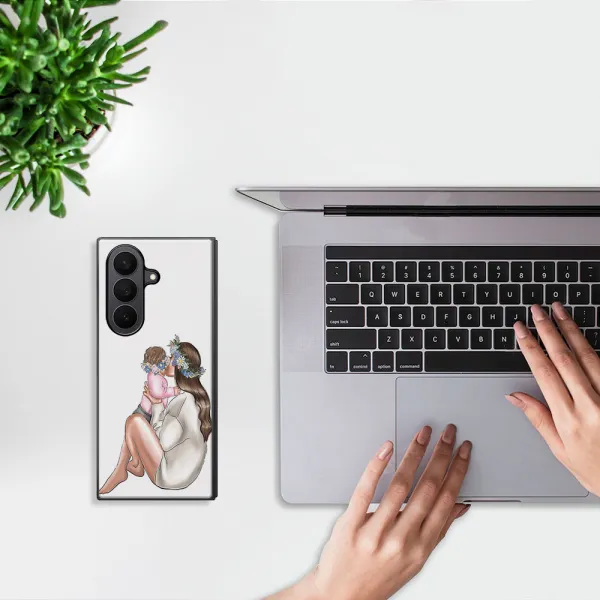 MY ART Ochranný kryt pre Samsung Galaxy Z Fold7 5G BABY GIRL (111)