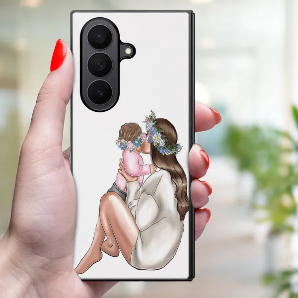 MY ART Ochranný kryt pre Samsung Galaxy Z Fold7 5G BABY GIRL (111)