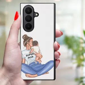 MY ART Ochranný kryt pre Samsung Galaxy Z Fold7 5G SUPERMOM (112)