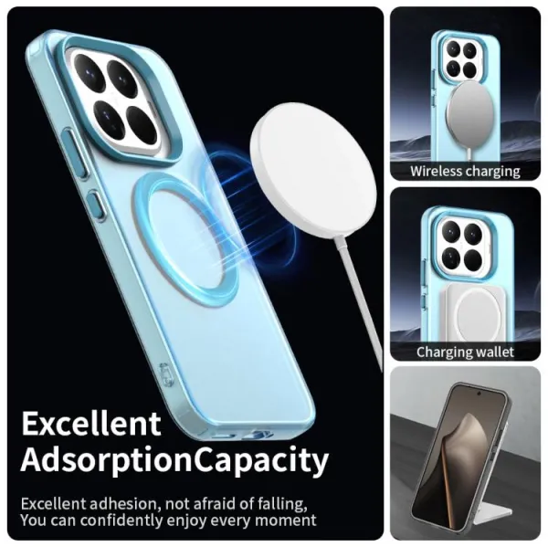 CANDY MAGSAFE Ochranný kryt pre Xiaomi 15T Pro modrý