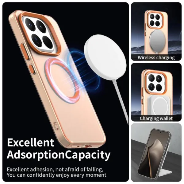 CANDY MAGSAFE Ochranný kryt pre Xiaomi 15T Pro oranžový