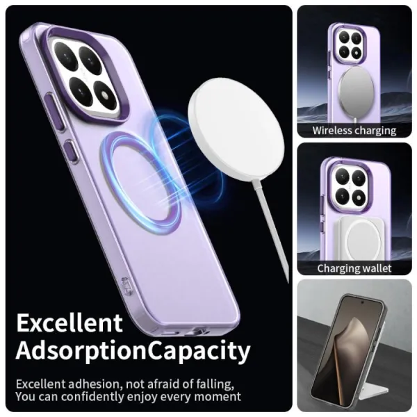 CANDY MAGSAFE Ochranný obal pre Xiaomi 15T fialový