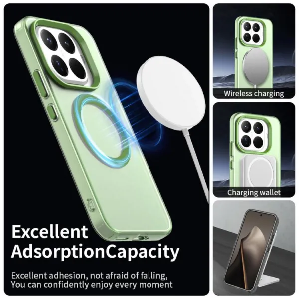 CANDY MAGSAFE Ochranný kryt pre Xiaomi 15T Pro zelený